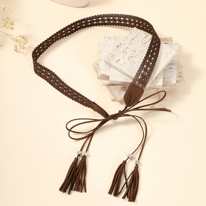 Gypsy Tassel Lace Belt for Dresses