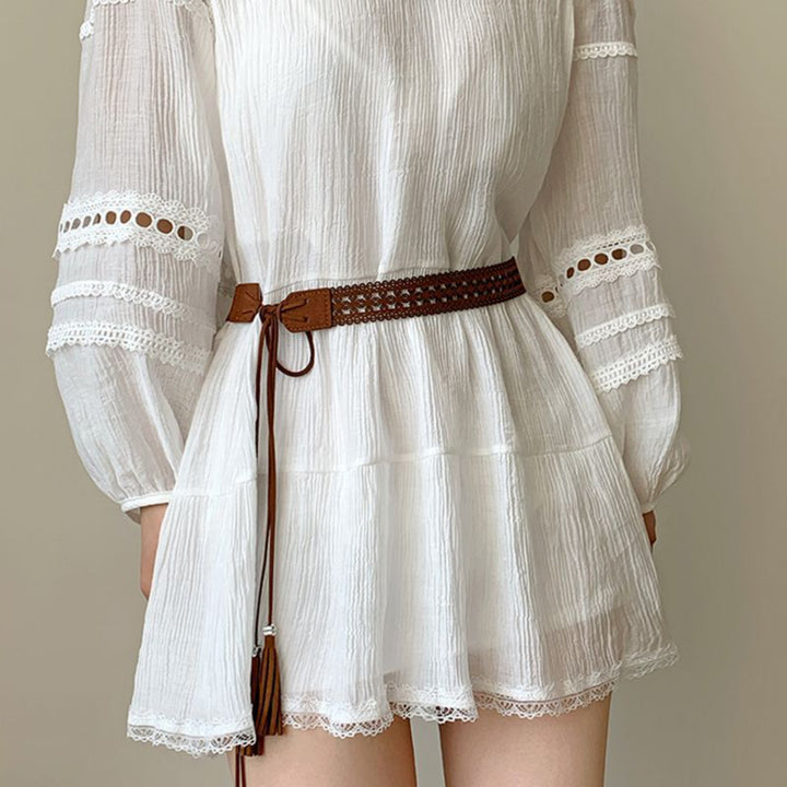 Gypsy Tassel Lace Belt for Dresses