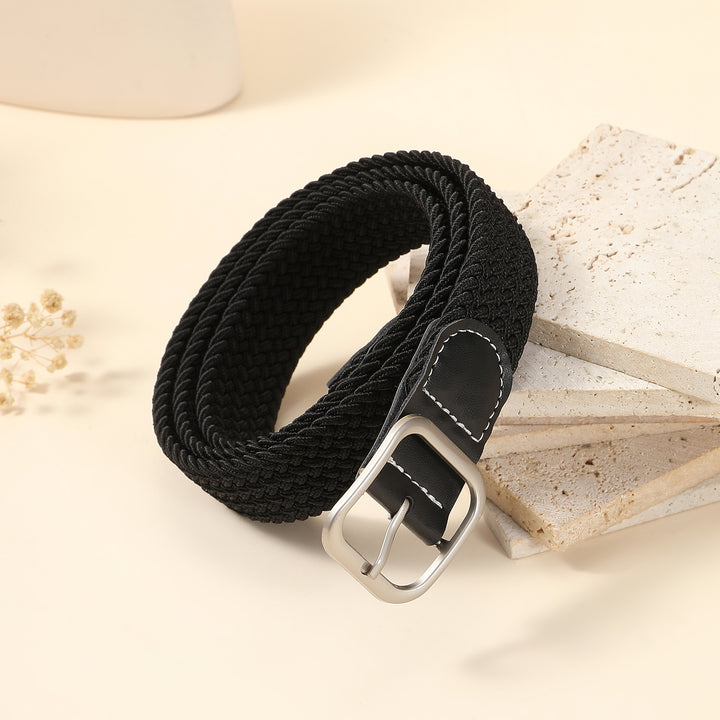 Smoky Bourbon Braided Belt for Women