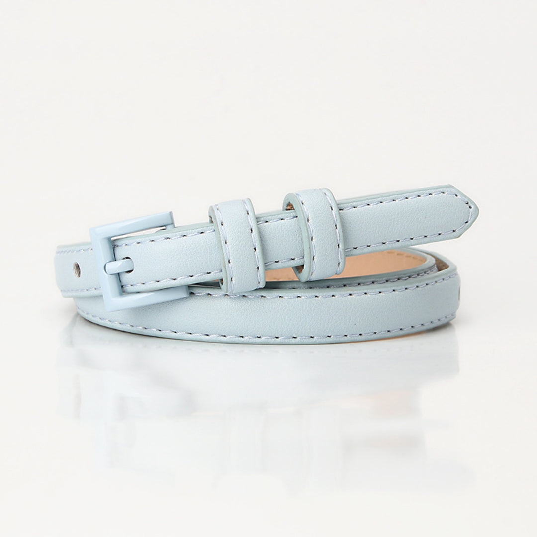 Pastel Aqua PU Belt