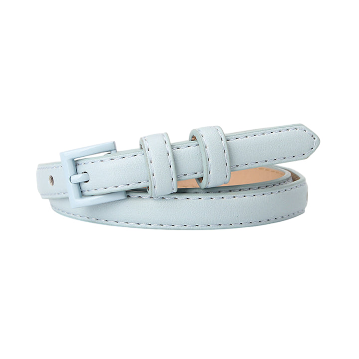 Pastel Aqua PU Belt