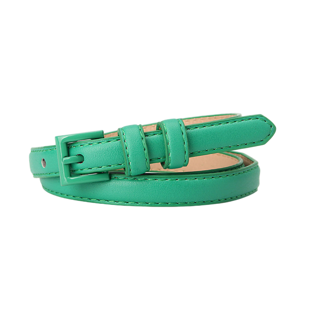 Pastel Emerald PU Belt