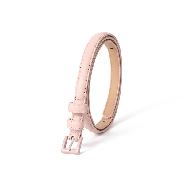 Pastel Bubblegum PU Belt
