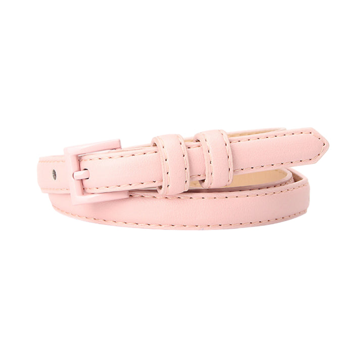 Pastel Bubblegum PU Belt