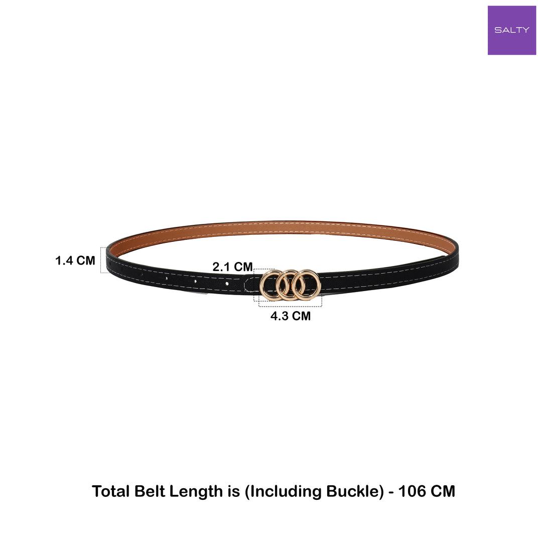 Toffee & Espresso Reversible PU Belt