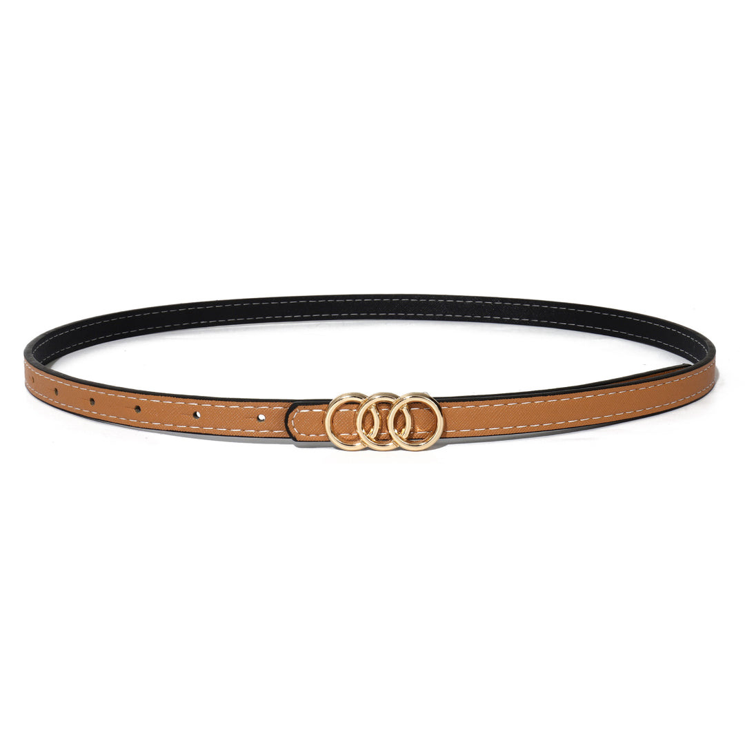 Toffee & Espresso Reversible PU Belt