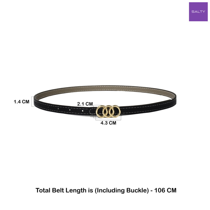 Mocha & Ash Reversible PU Belt
