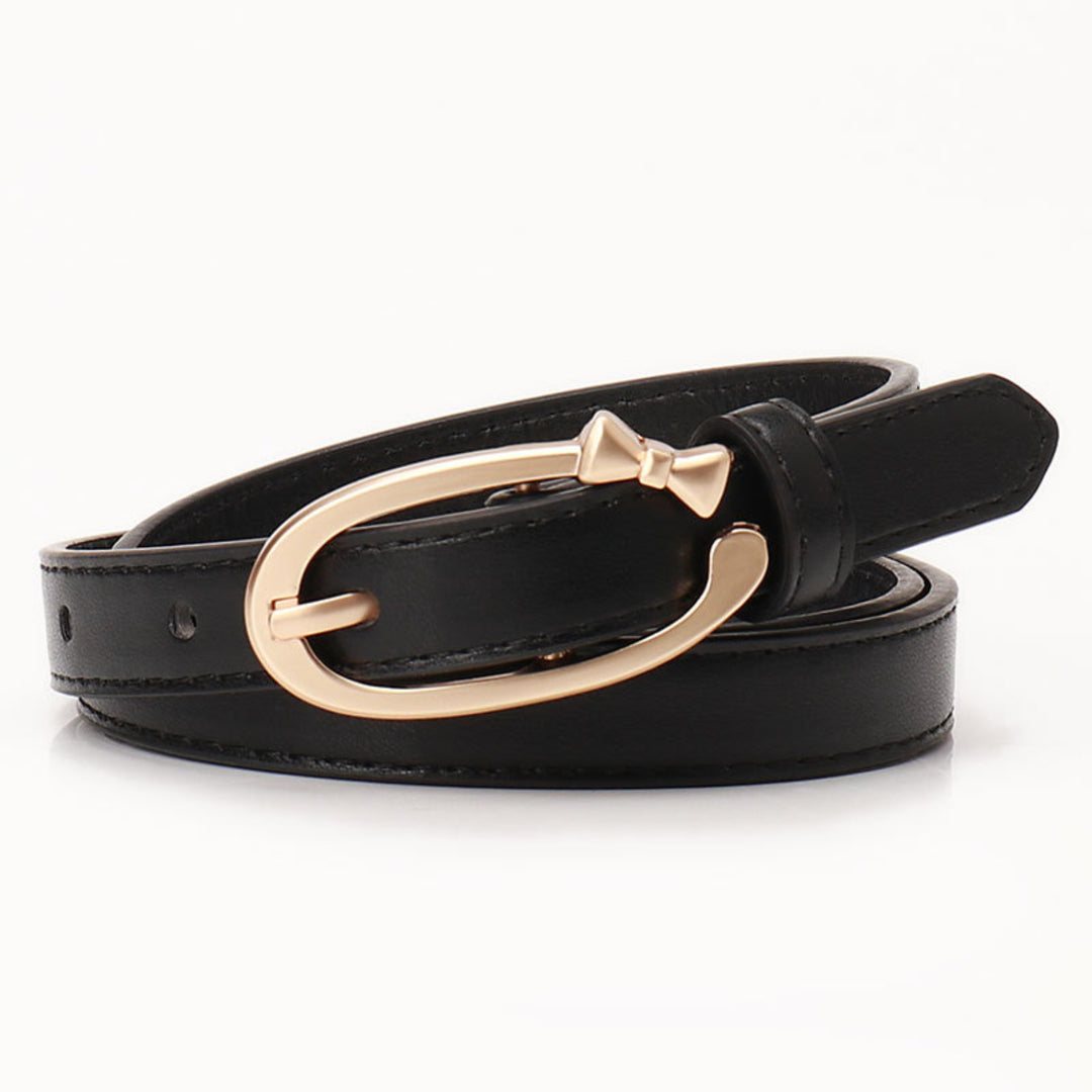 Frosted Ribbon Black Belt