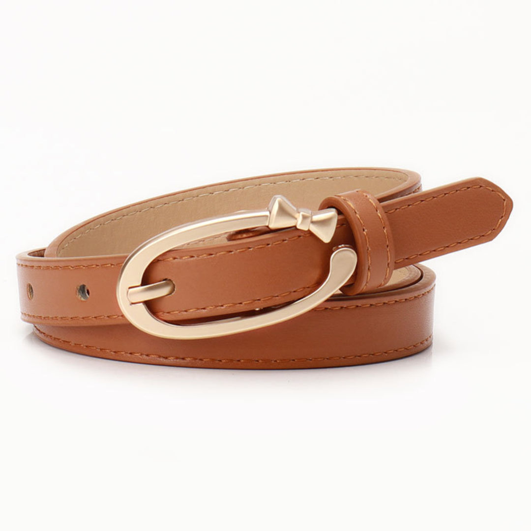 Frosted Ribbon Tan Belt