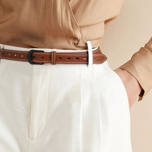 Honeyline Perforated Leather Belt