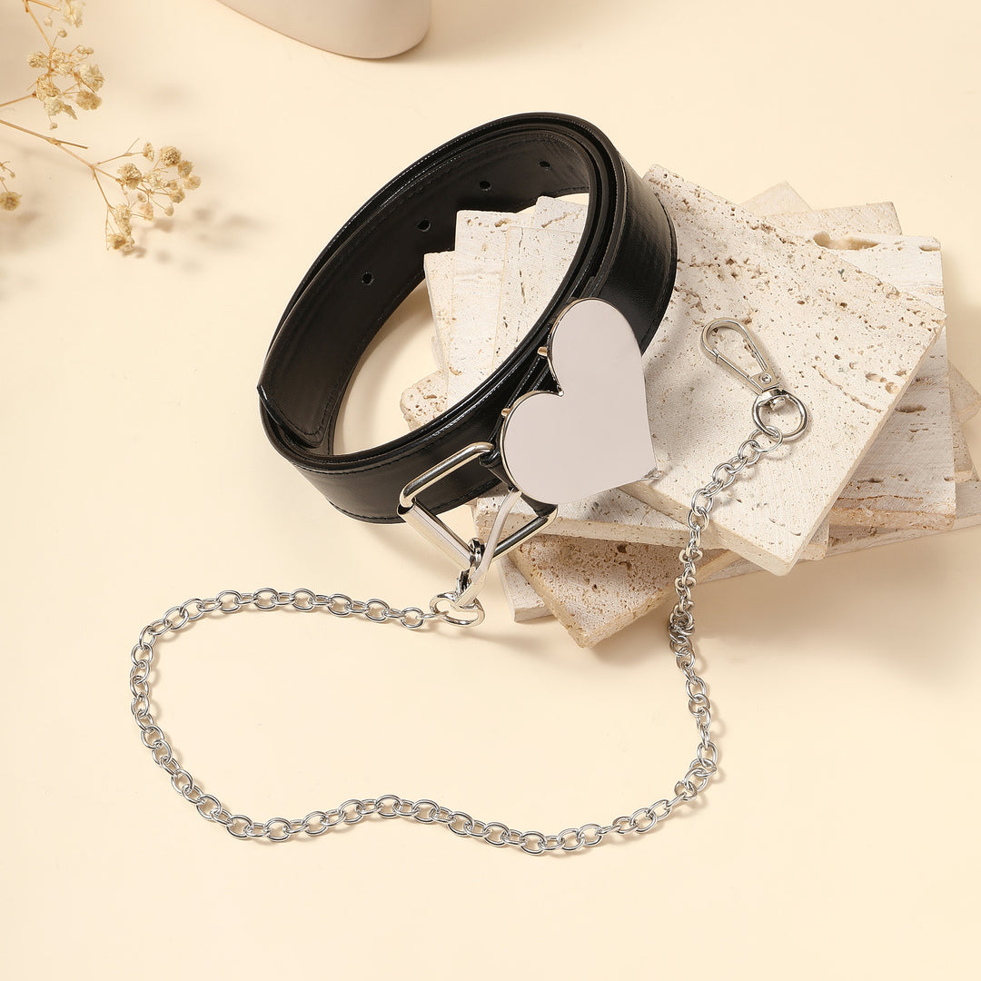 Midnight Heart Tassel Waist Accessory
