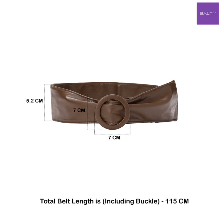 Boho Statement Brown Waist Belt