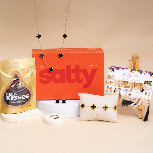"The Bride Tribe" Jewellery Gift Box for Her with Personalised Card