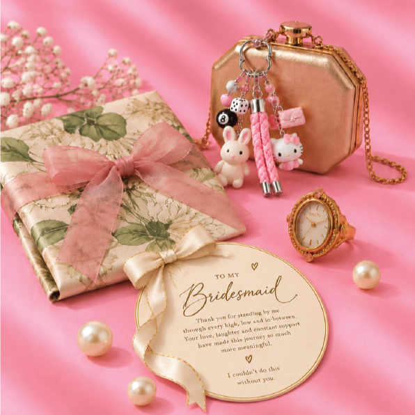 Cheers To Friendship And Forever Memories Gift Box for Bridesmaid&