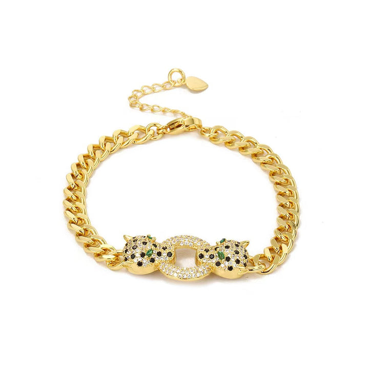 Amara Bracelet and Necklace Combo - Gold