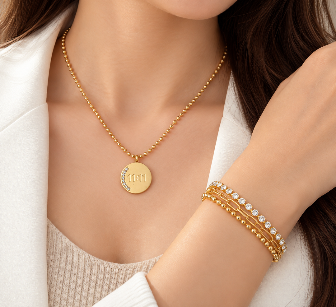 Nova Code Bracelet And Necklace Set