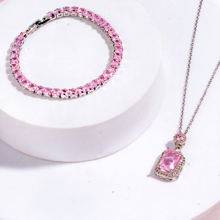 Pulse Thing Bracelet And Necklace Set