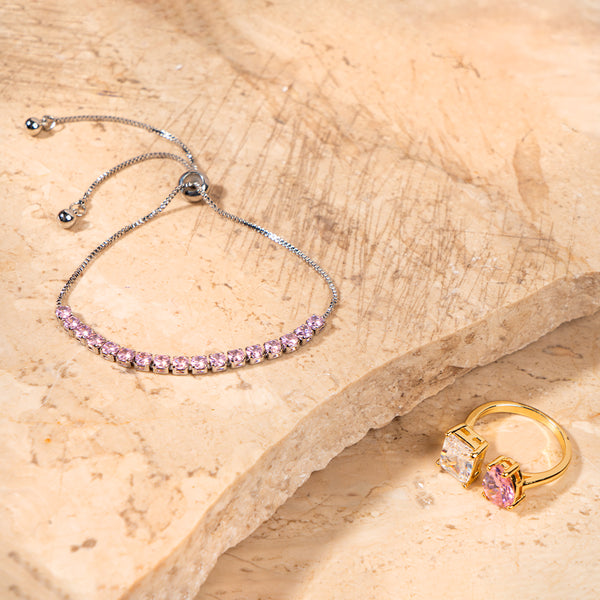 Aurum Pink Harmony Jewellery Set