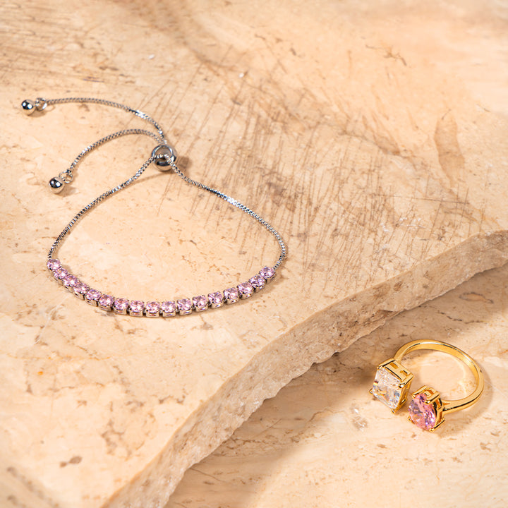 Aurum Pink Harmony Jewellery Set