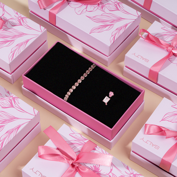 Aurum Pink Harmony Jewellery Set