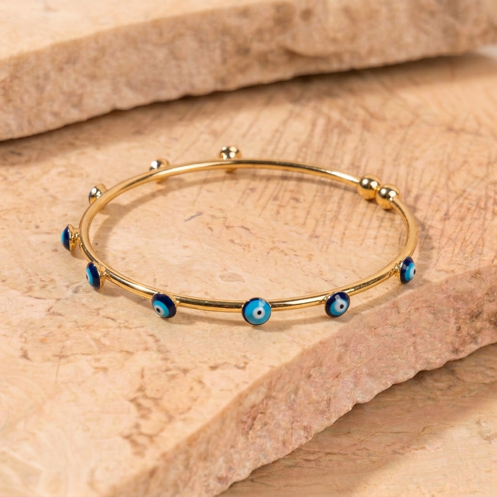 Timeless Evil Eye Bracelet & Ring Combo