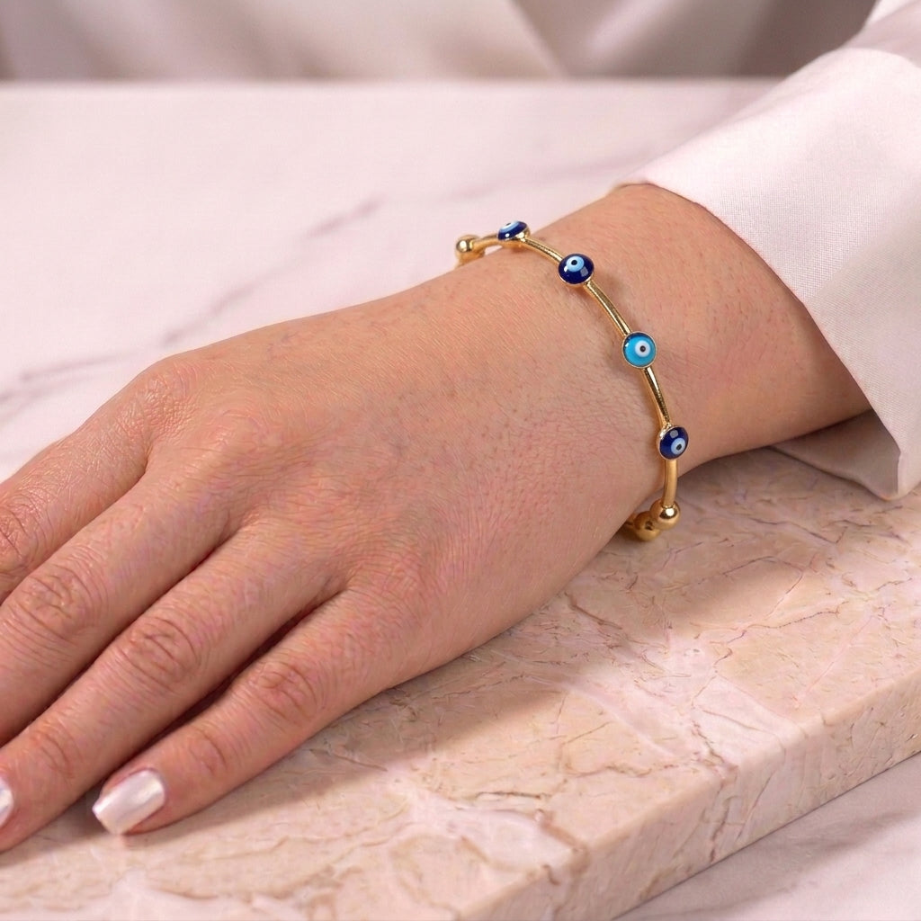 Timeless Evil Eye Bracelet & Ring Combo