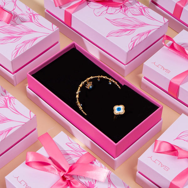 Classic Evil Eye Bracelet & Ring Combo