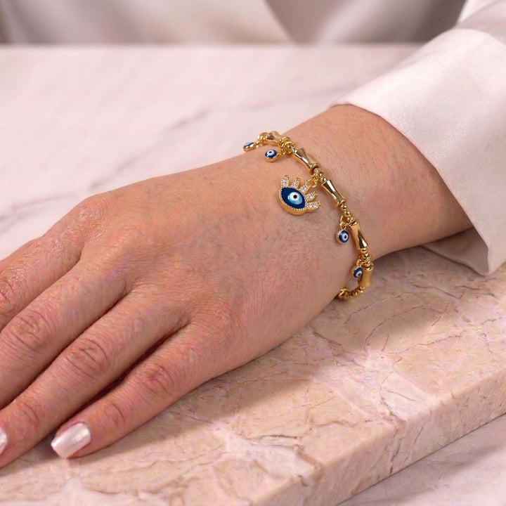 Classic Evil Eye Bracelet & Ring Combo