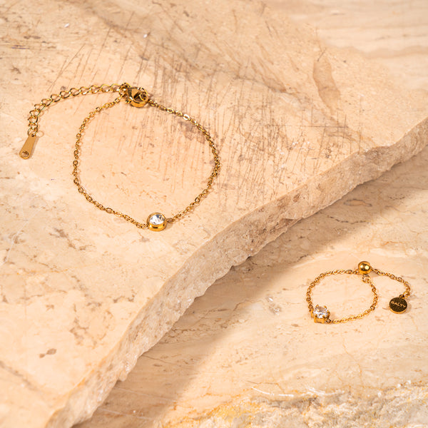 Pixie Sparkle Bracelet & Ring Combo