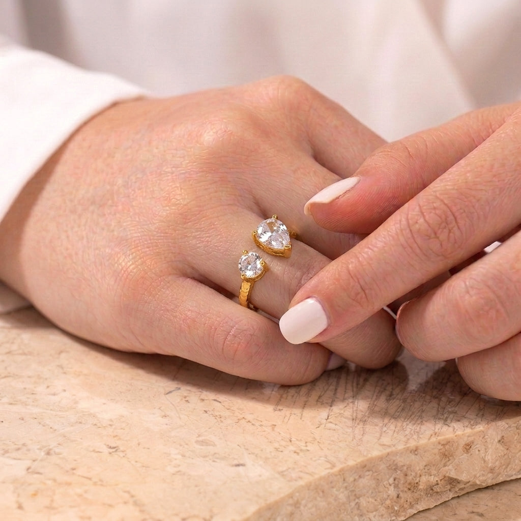 Sparkling Beauty Bracelet & Ring Combo
