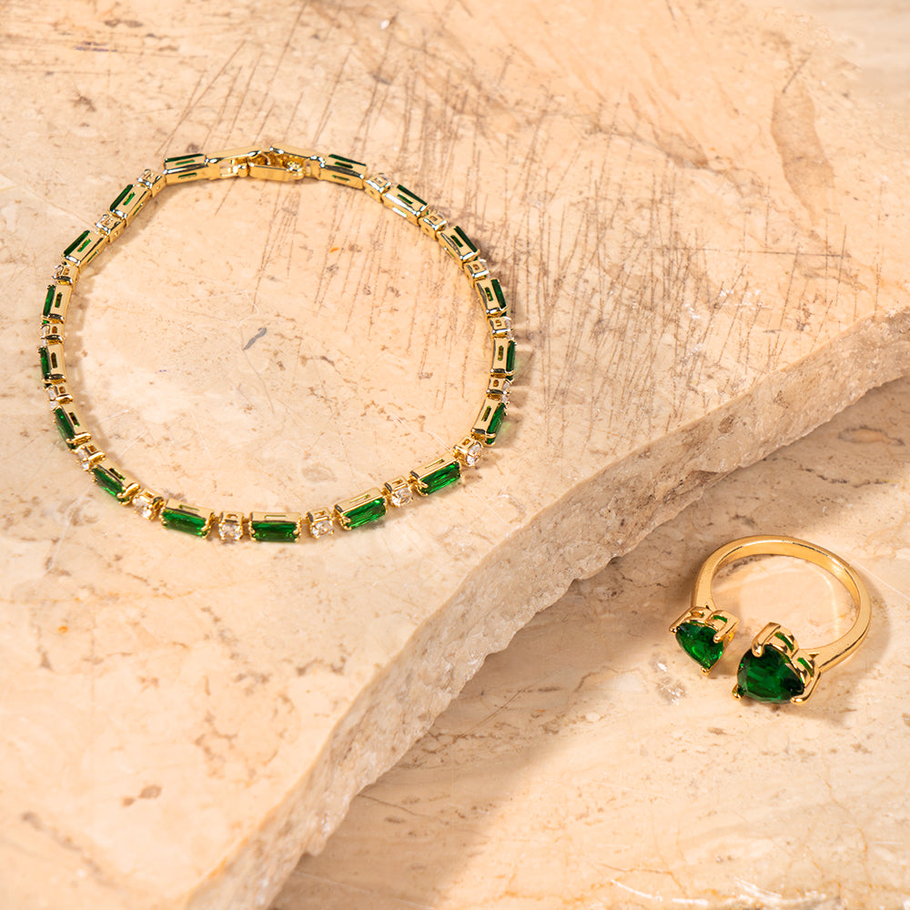 Green Aura Jewellery Set