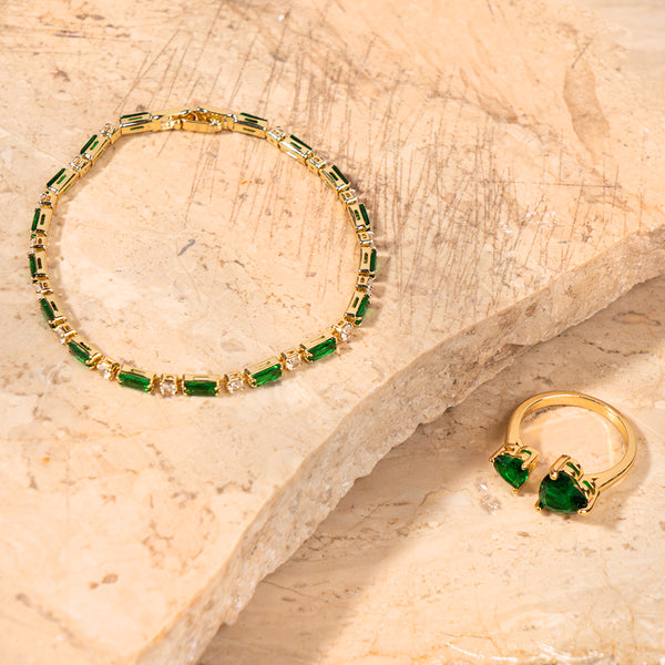 Green Aura Jewellery Set