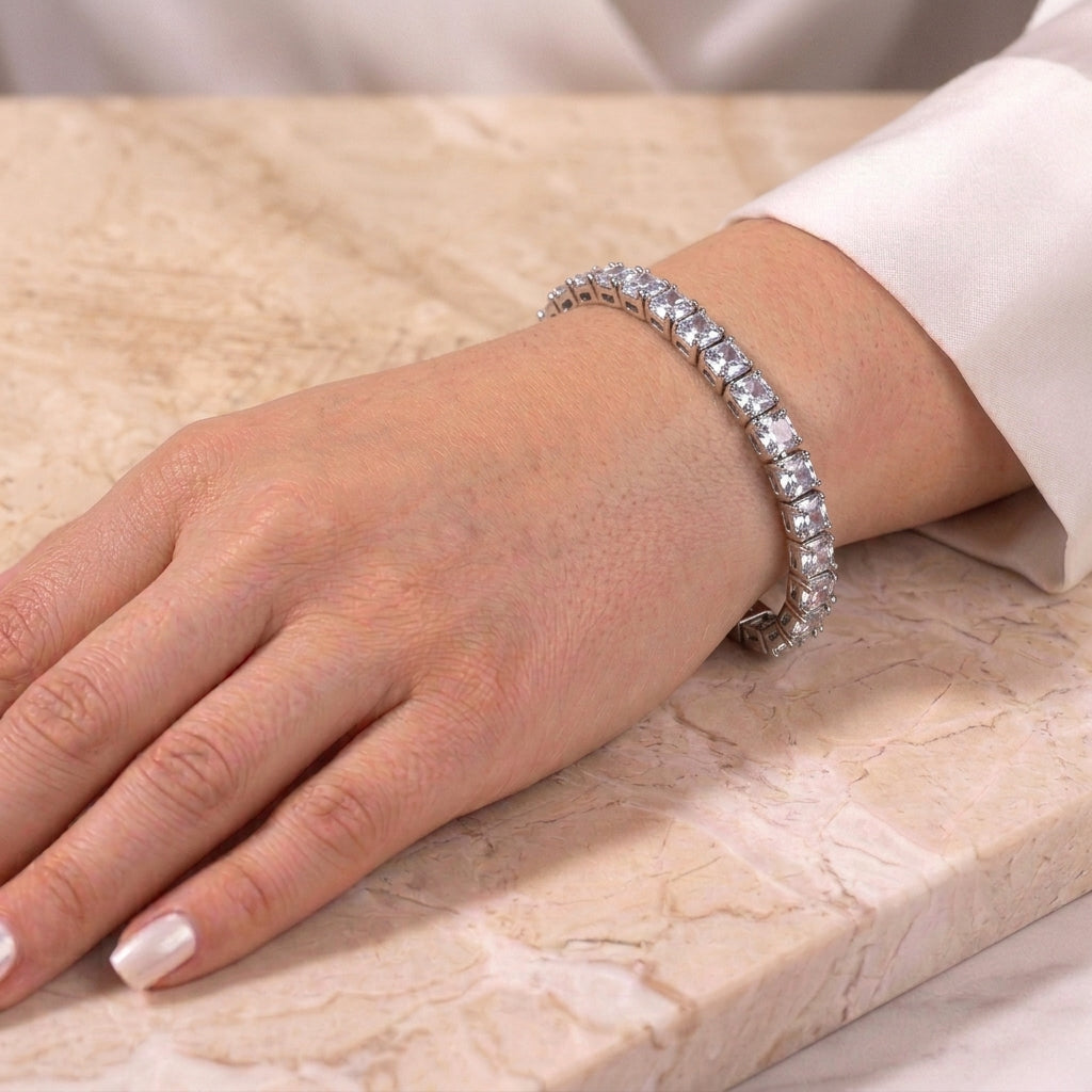 Crystal Ice Tennis Bracelet