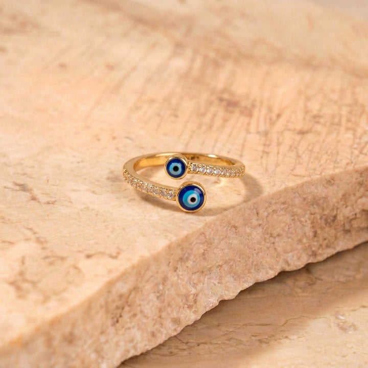 Timeless Evil Eye Bracelet & Ring Combo