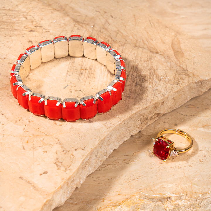 Red Mahogany Glow Jewellery Combo