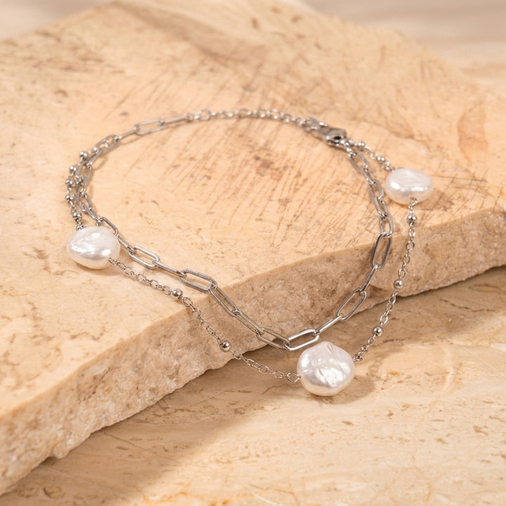 Aurum White Royale Bracelet & Ring Combo