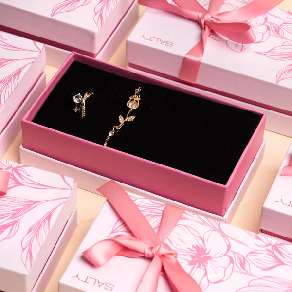 Tulip Dream Bracelet with Clarissa Promise Ring Set