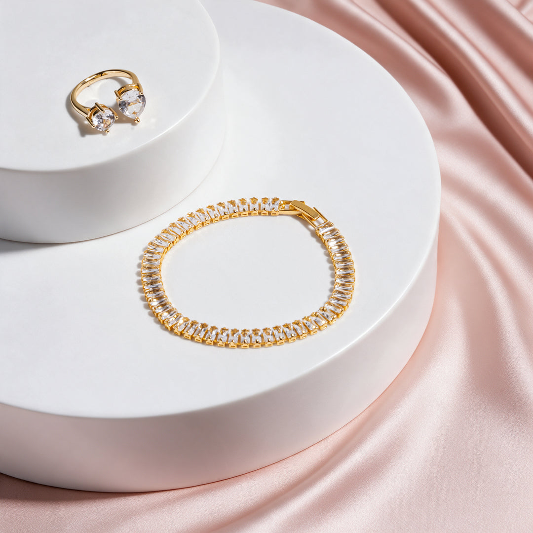 Bloom Flex Bracelet And Ring Set