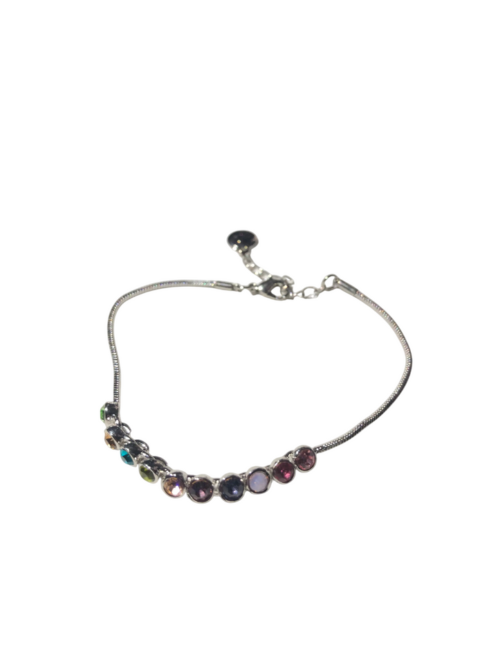 Lucky tourmaline stones Bracelet - Silver - Salty Accessories