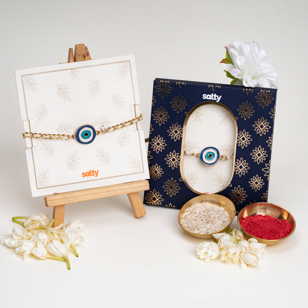 Suraksha Nazar Painted Rakhi for Bhaiya