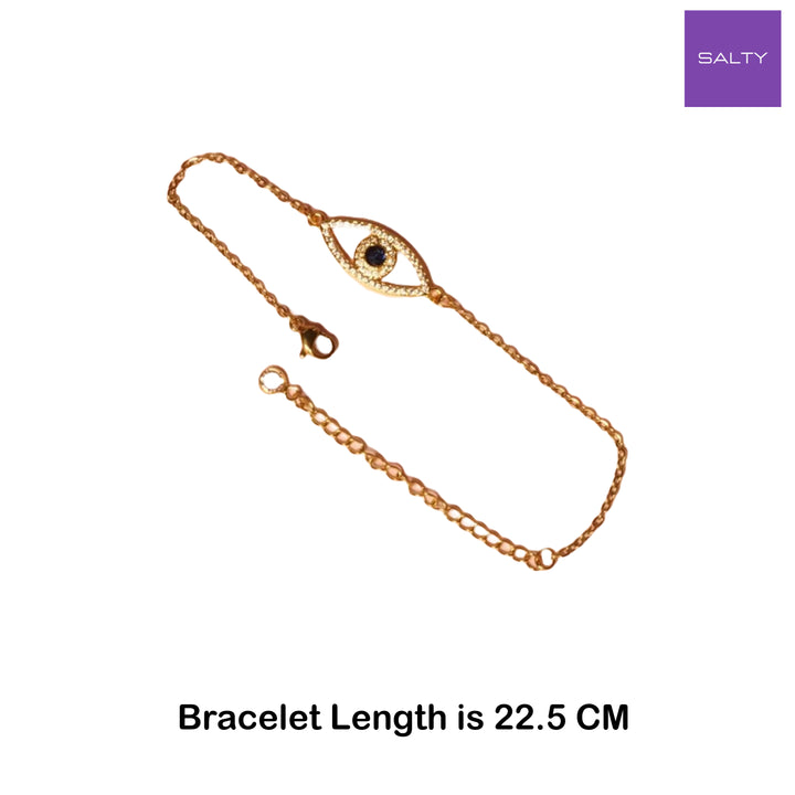 Golden Eye of Protection Bracelet