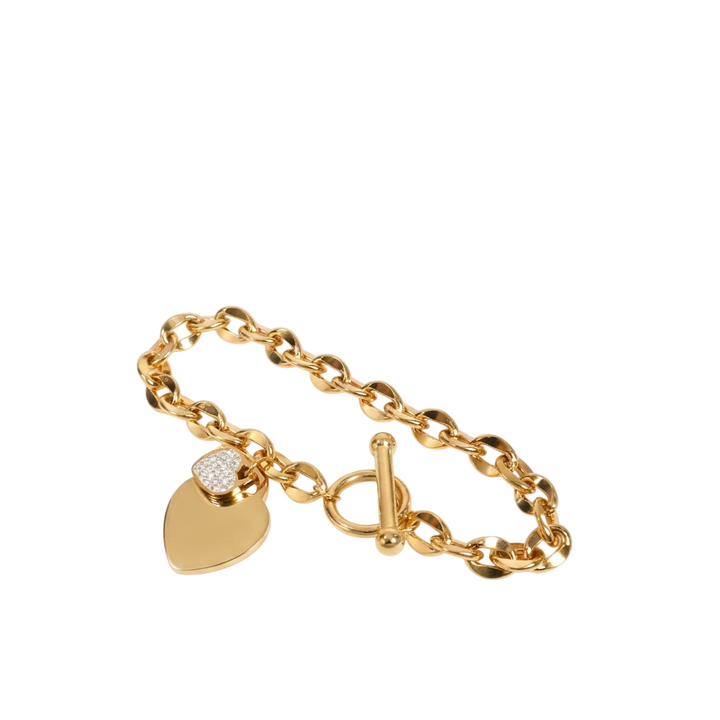 Toggle Clasp Accent Gold Bracelet