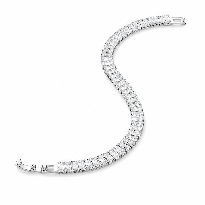 Glimmer Diamond Silver Tennis Bracelet