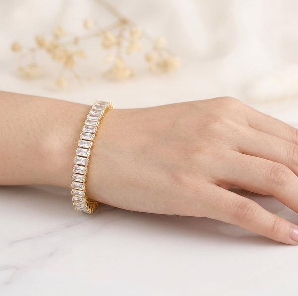 Glimmer Diamond Tennis Bracelet