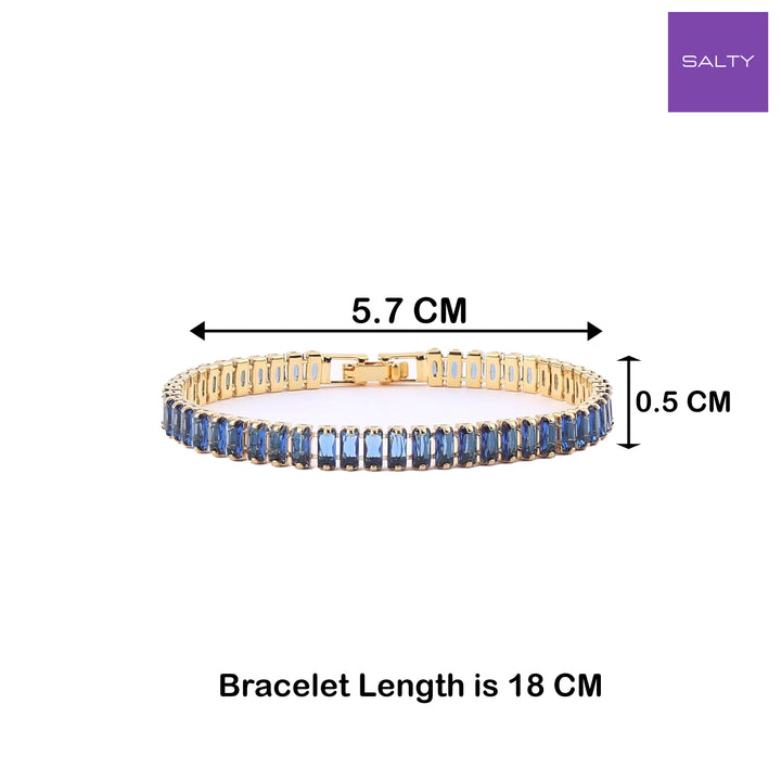 Hope Diamond Tennis Bracelet