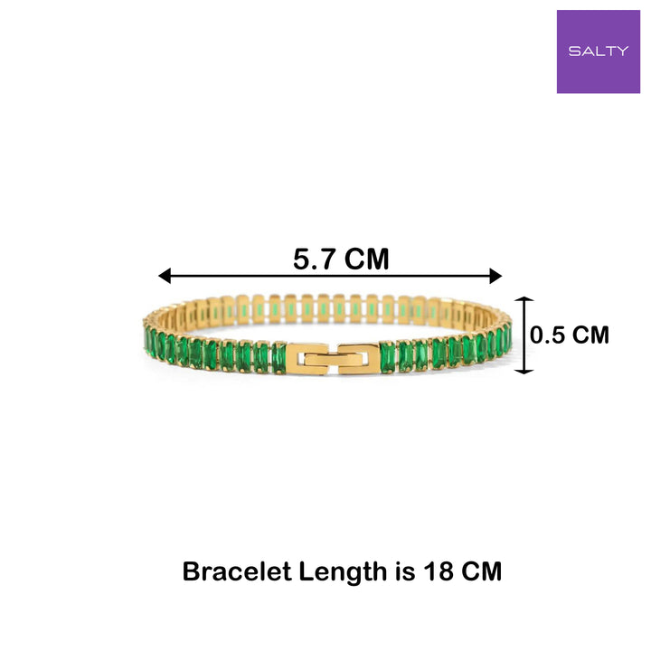 Emerald Dream Tennis Bracelet