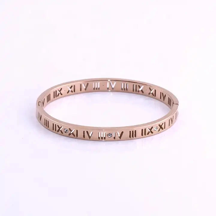 Roman Era Rose-Gold Cuff - Salty Accessories