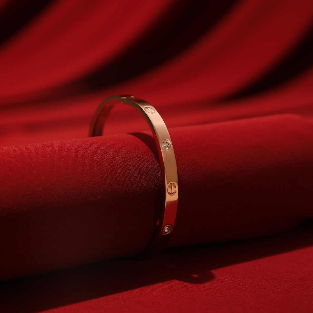 Cartier Love Bracelet - Rose Gold With Valentine Box - Salty Accessories