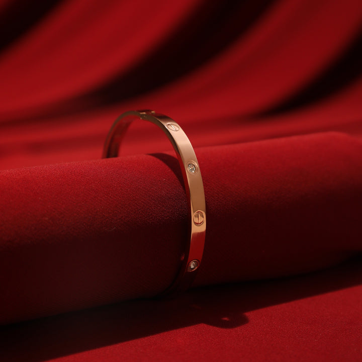 Cartier Love Bracelet - Rose Gold With Valentine Box - Salty Accessories