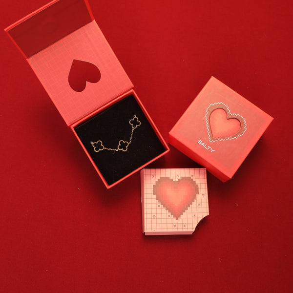 Moorish Black Bracelet With Valentine Box